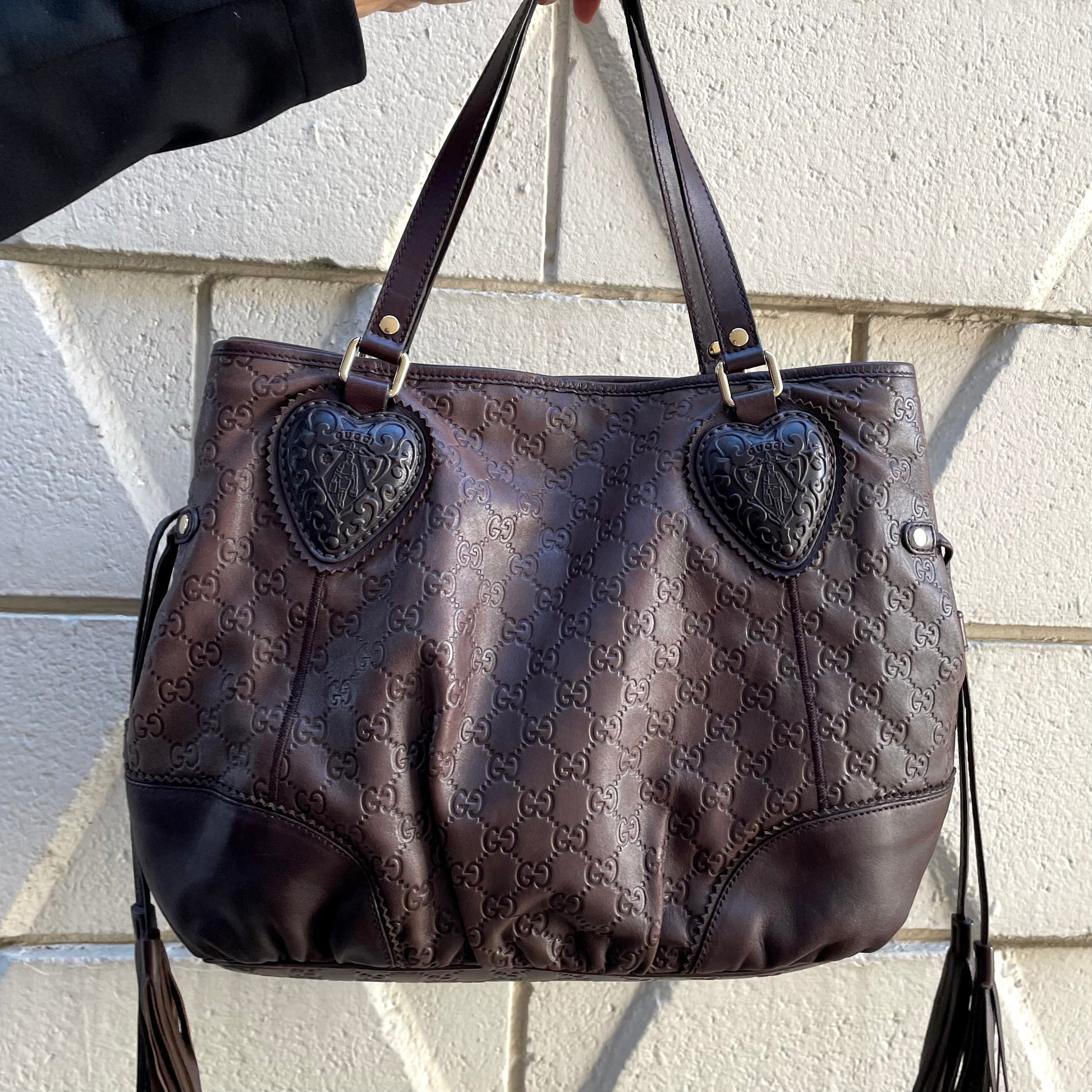 Gucci guccissima top tote bag