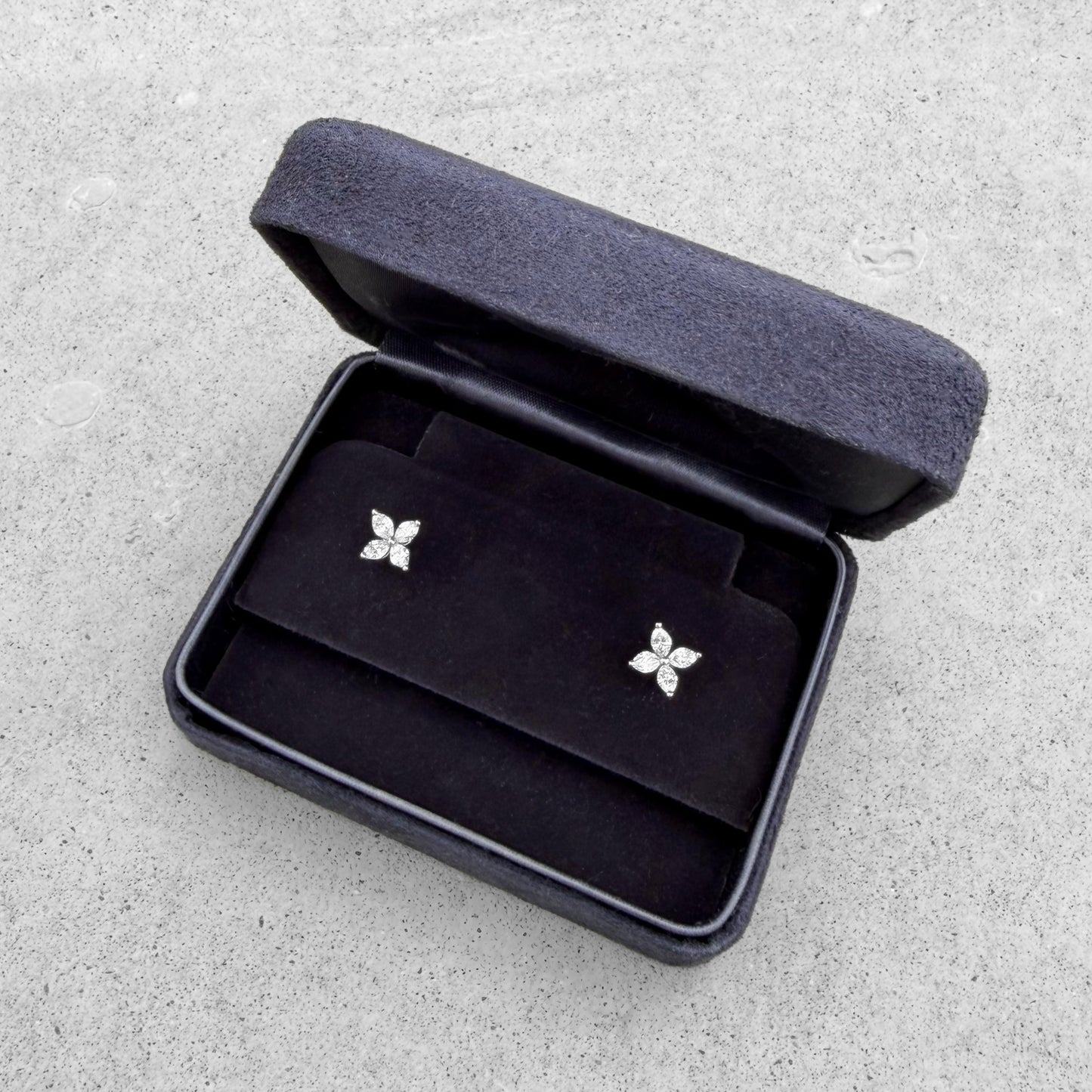 Tiffany & Co. Victoria Platinum Marquise Diamonds Earrings