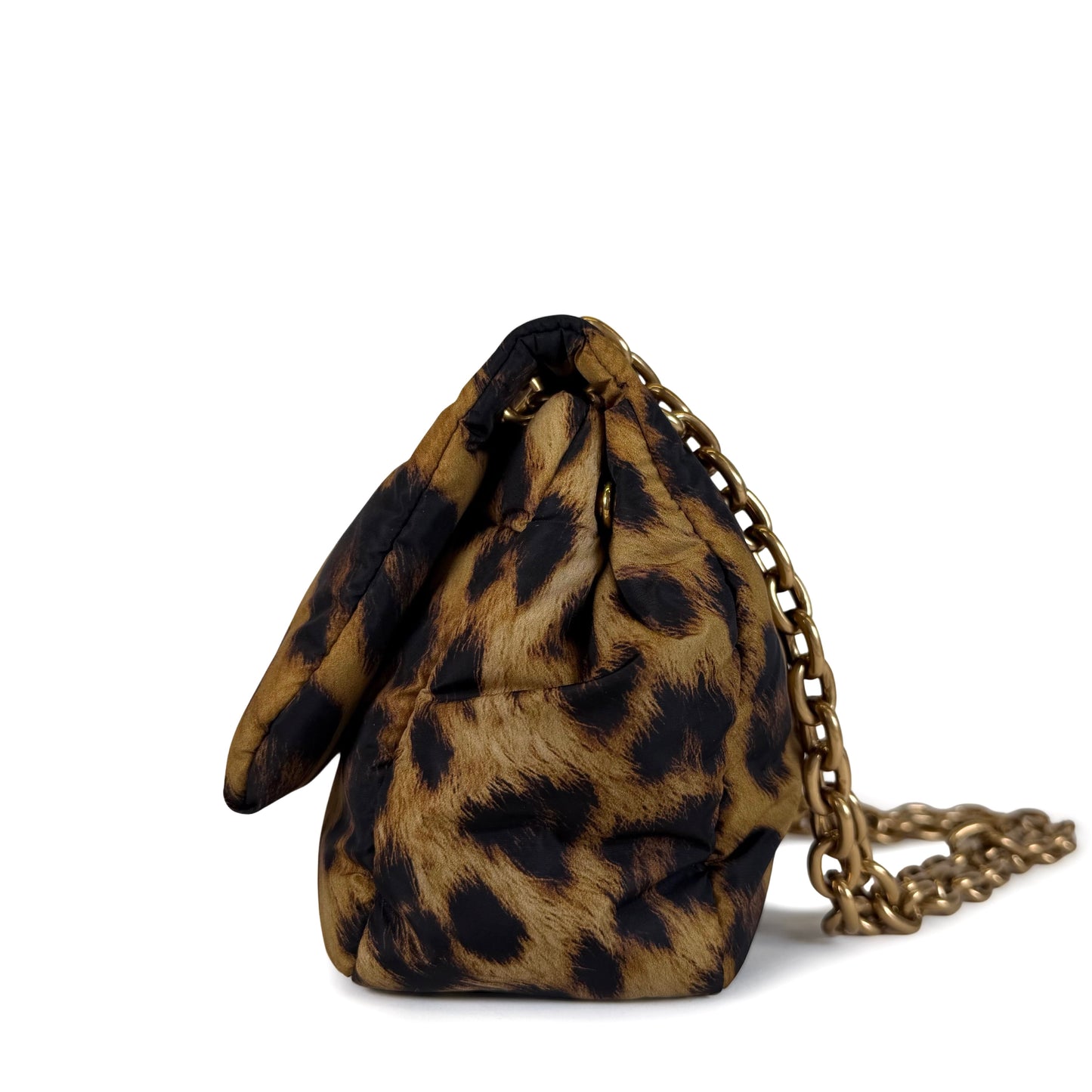 Balenciaga Monaco Leopard Print Mini Bag