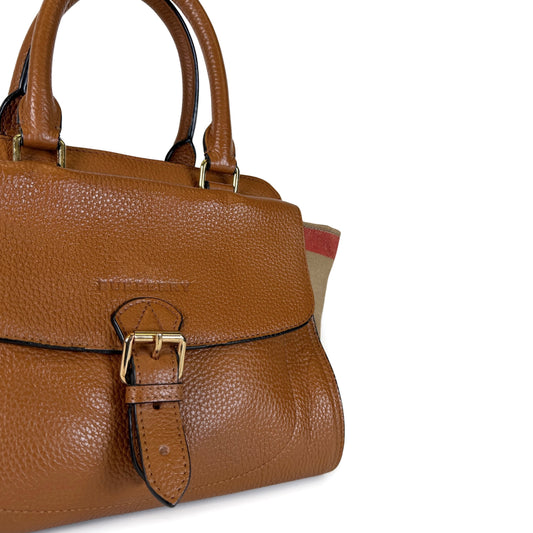 Burberry Harcourt Check Tote Bag