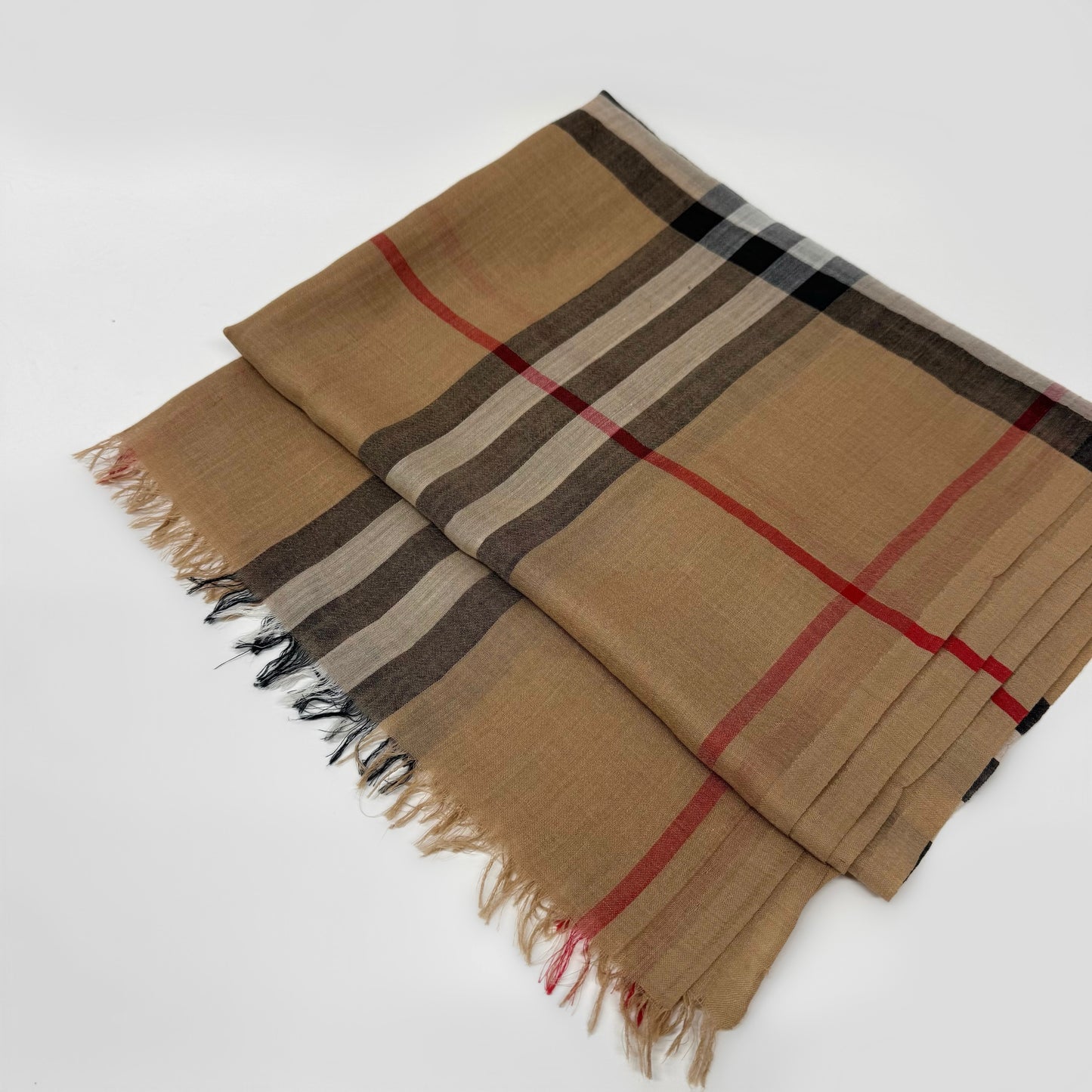 Burberry Silk Check Scarf