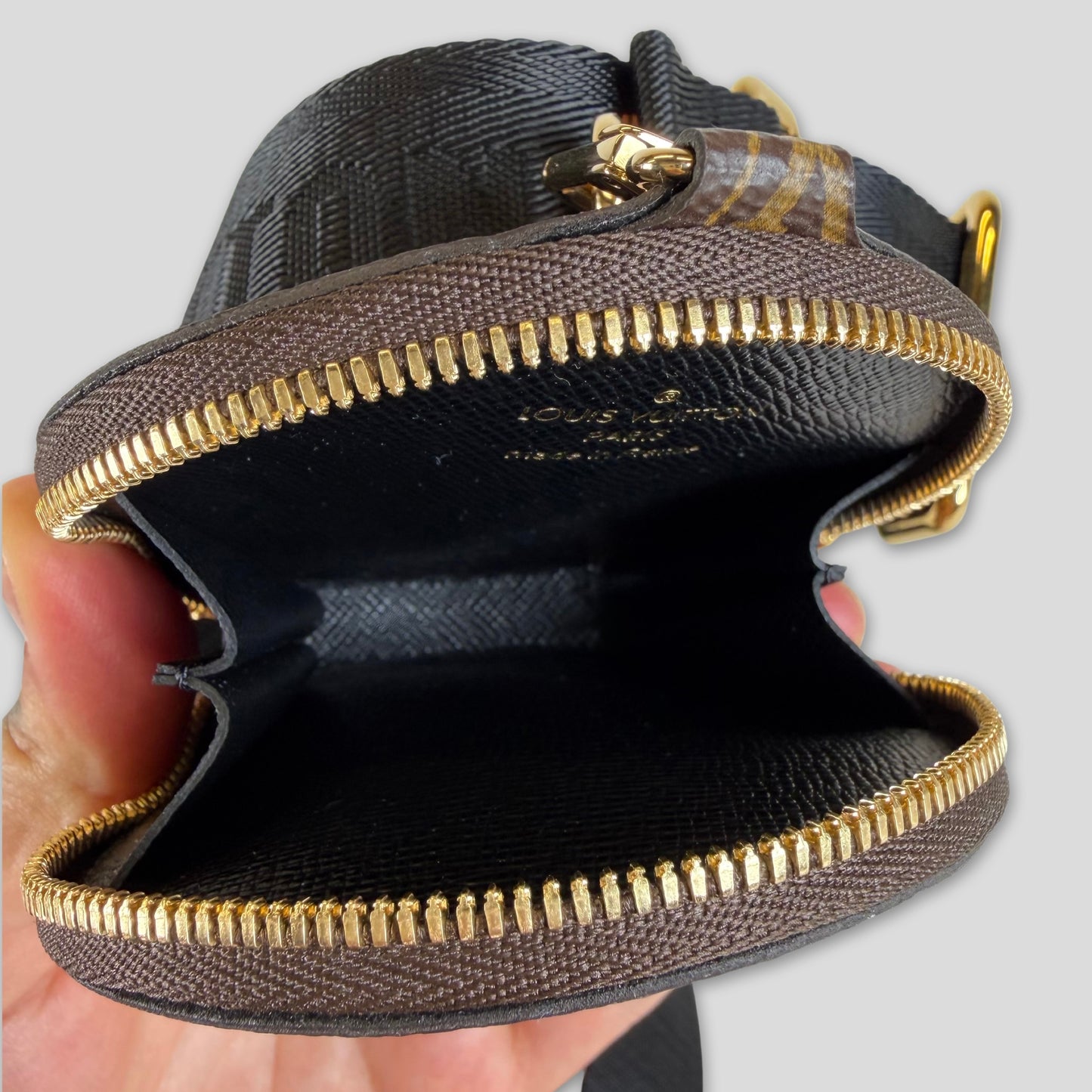 Louis Vuitton Bandouliere Strap with Monogram Pouch