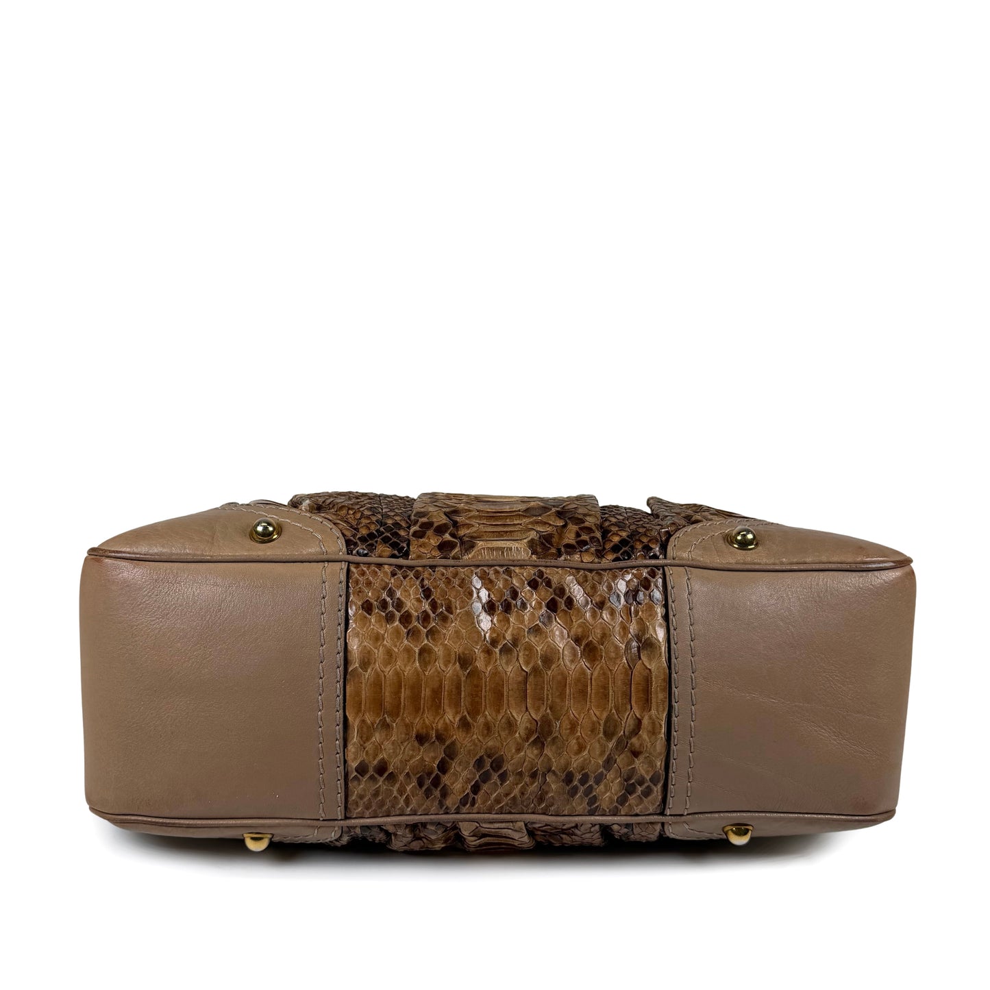 Gucci Jockey Python Hobo Bag