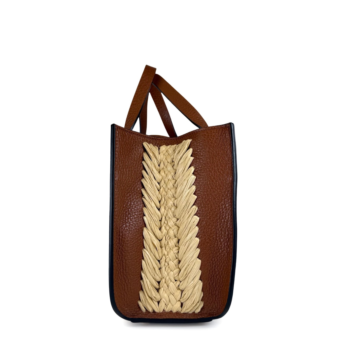 Valentino Garavani Raffia VLogo Signature Tote Bag