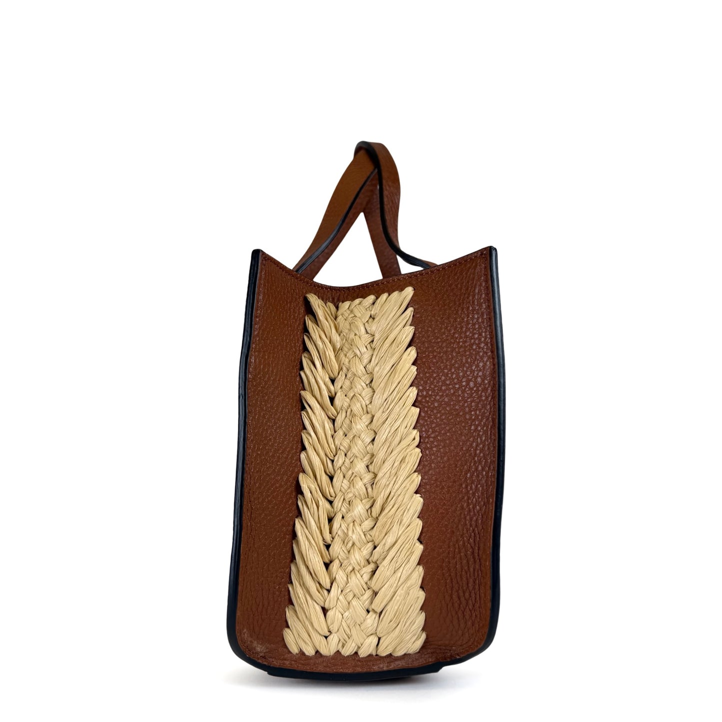 Valentino Garavani Raffia VLogo Signature Tote Bag