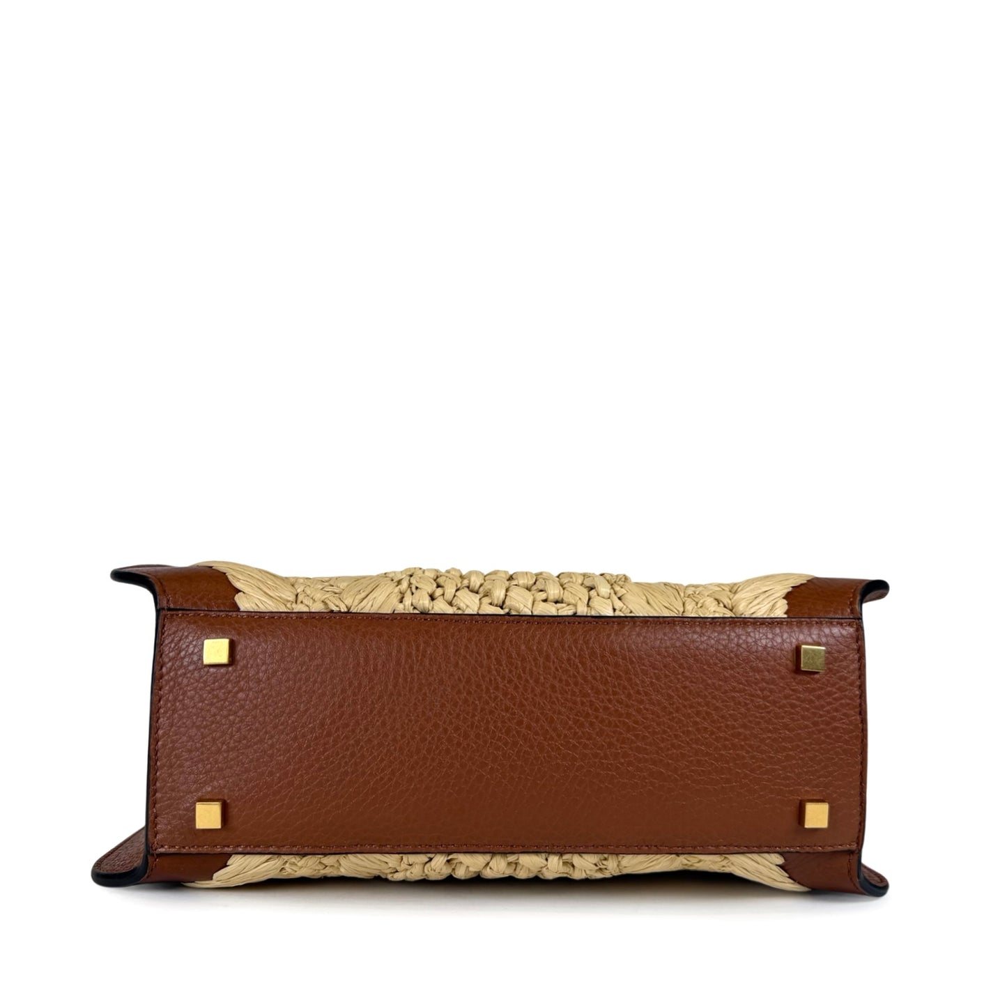 Valentino Garavani Raffia VLogo Signature Tote Bag