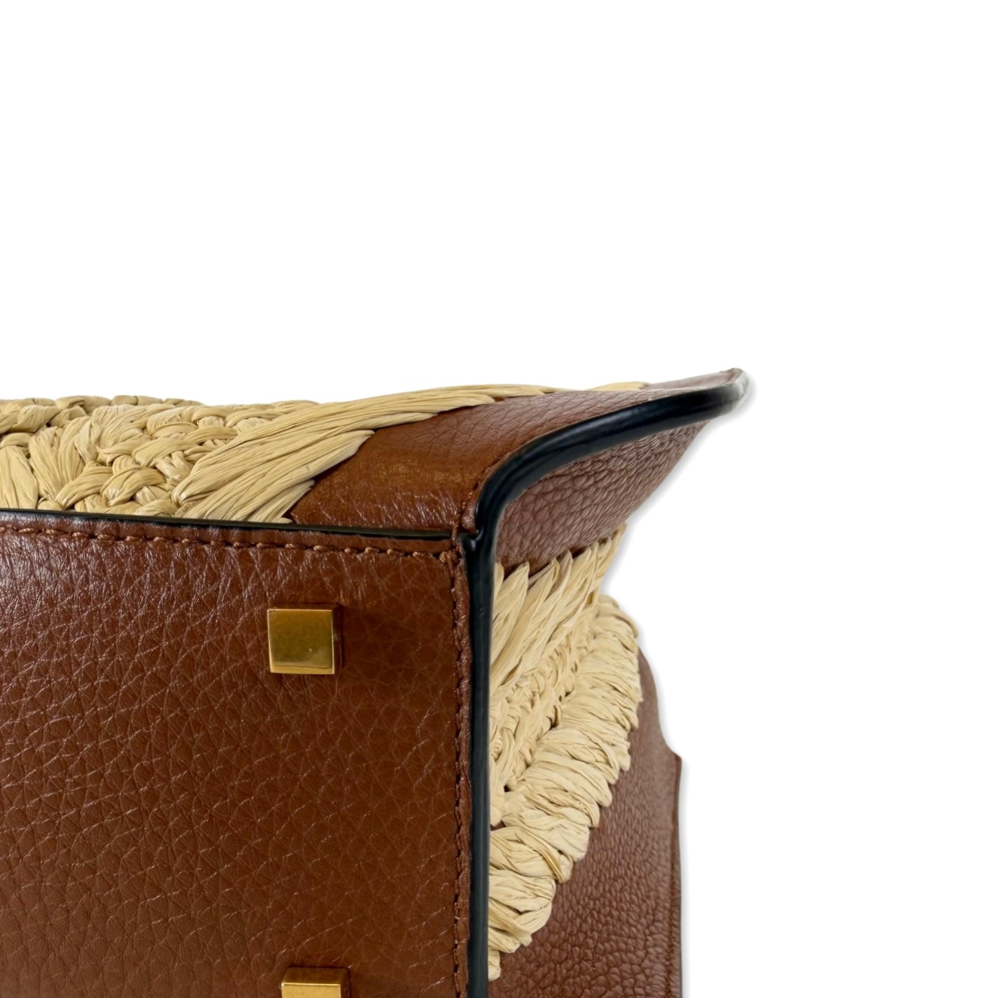 Valentino Garavani Raffia VLogo Signature Tote Bag