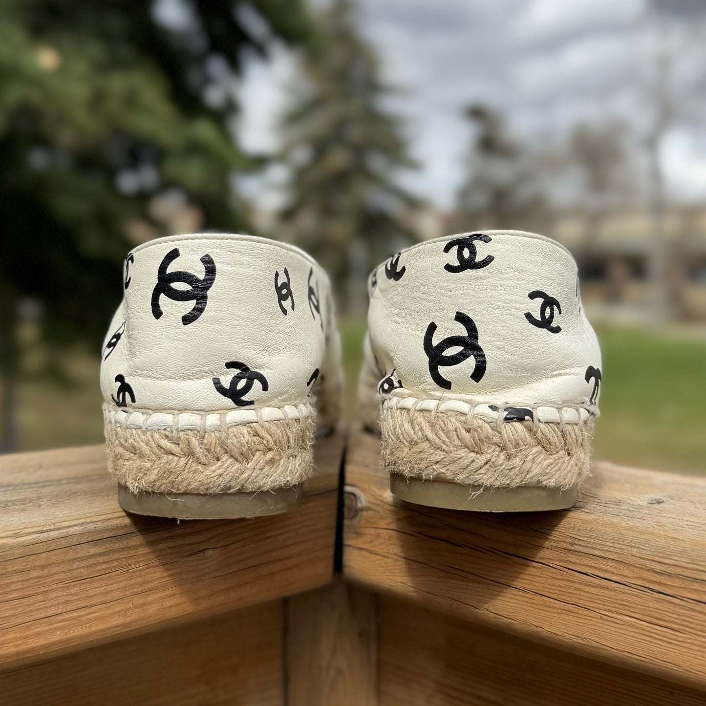 Chanel Lambskin Espadrilles