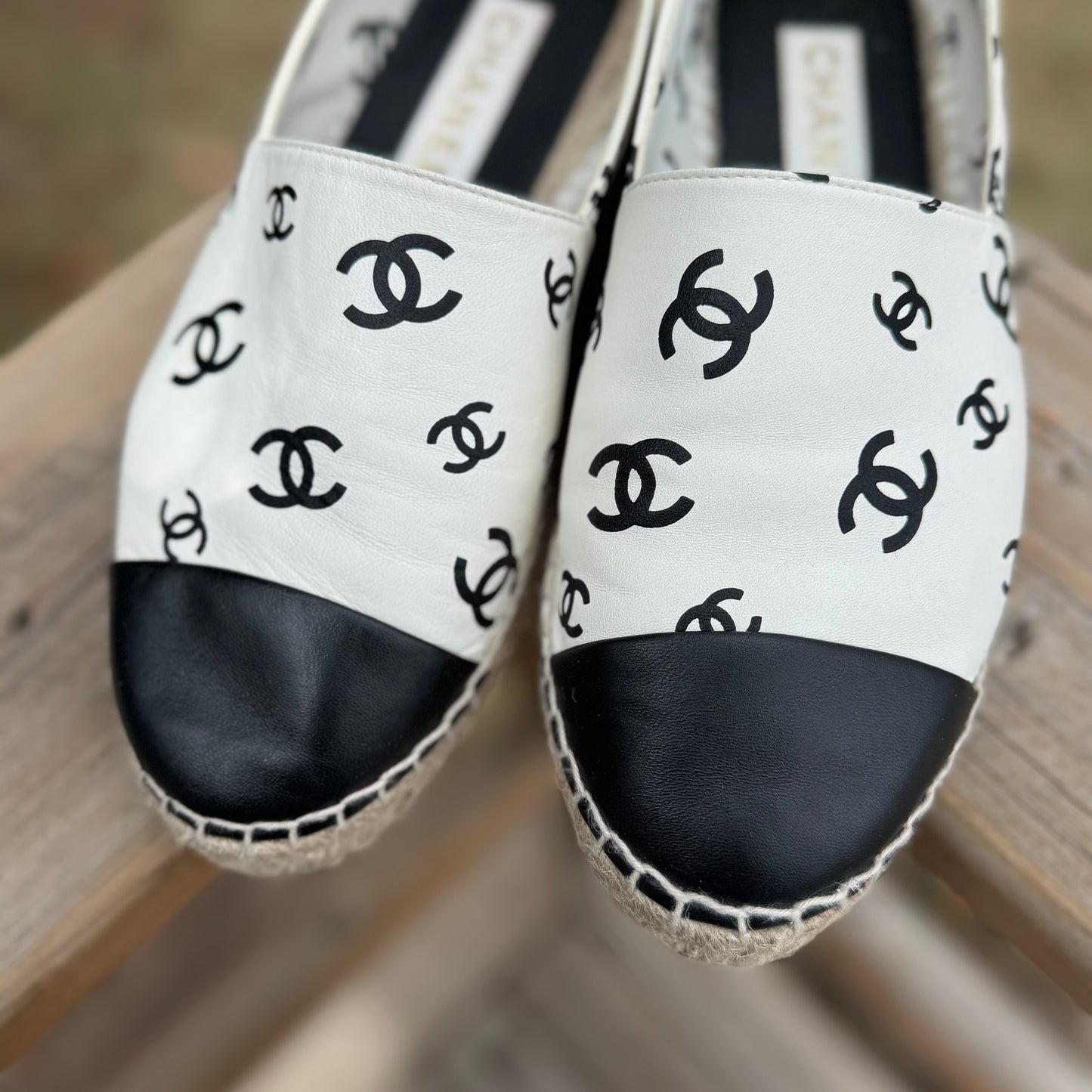 Chanel Lambskin Espadrilles