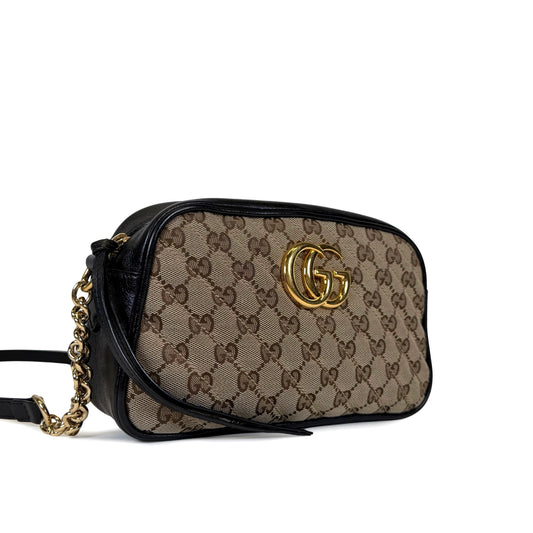 Gucci GG Canvas Marmont Small Camera Bag