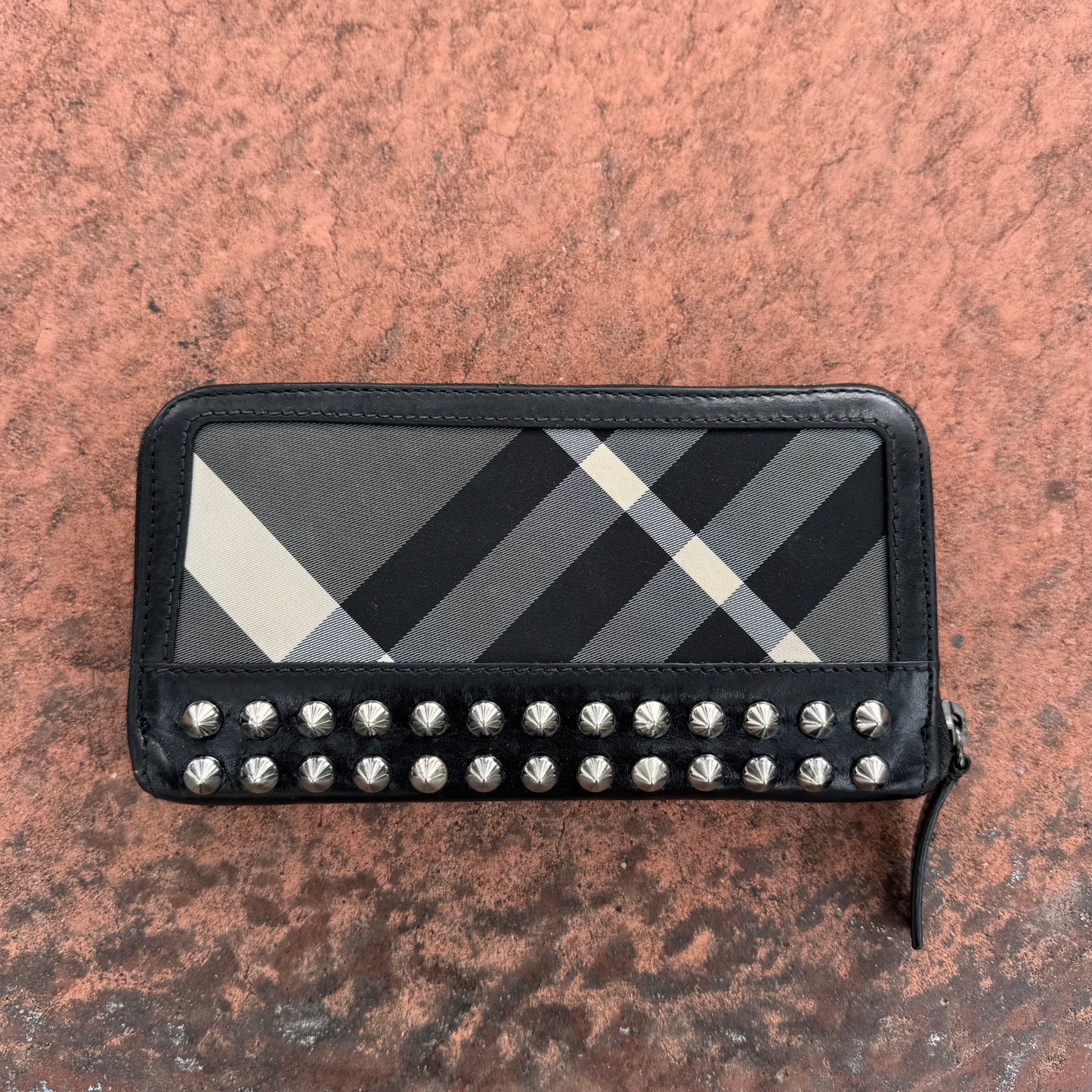 Burberry Studded Nova Check Wallet