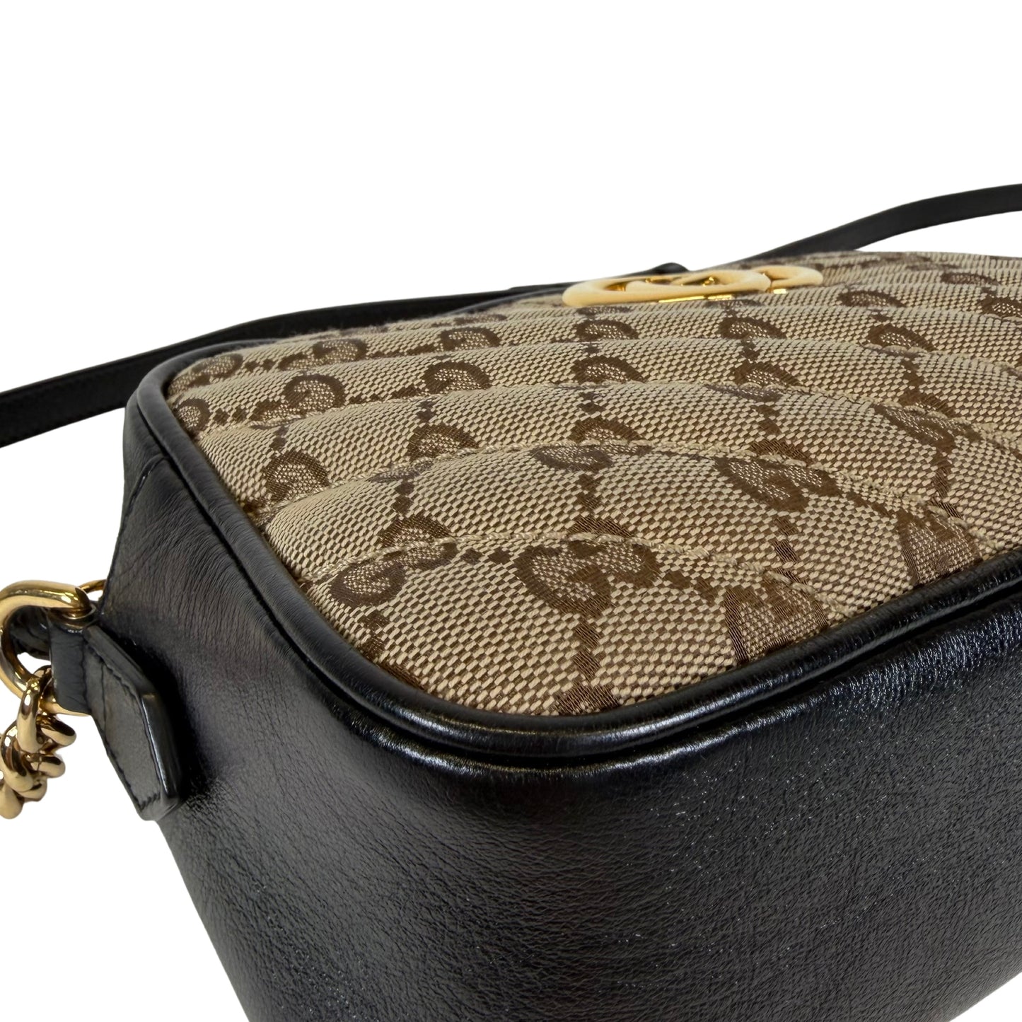 Gucci GG Canvas Marmont Small Camera Bag
