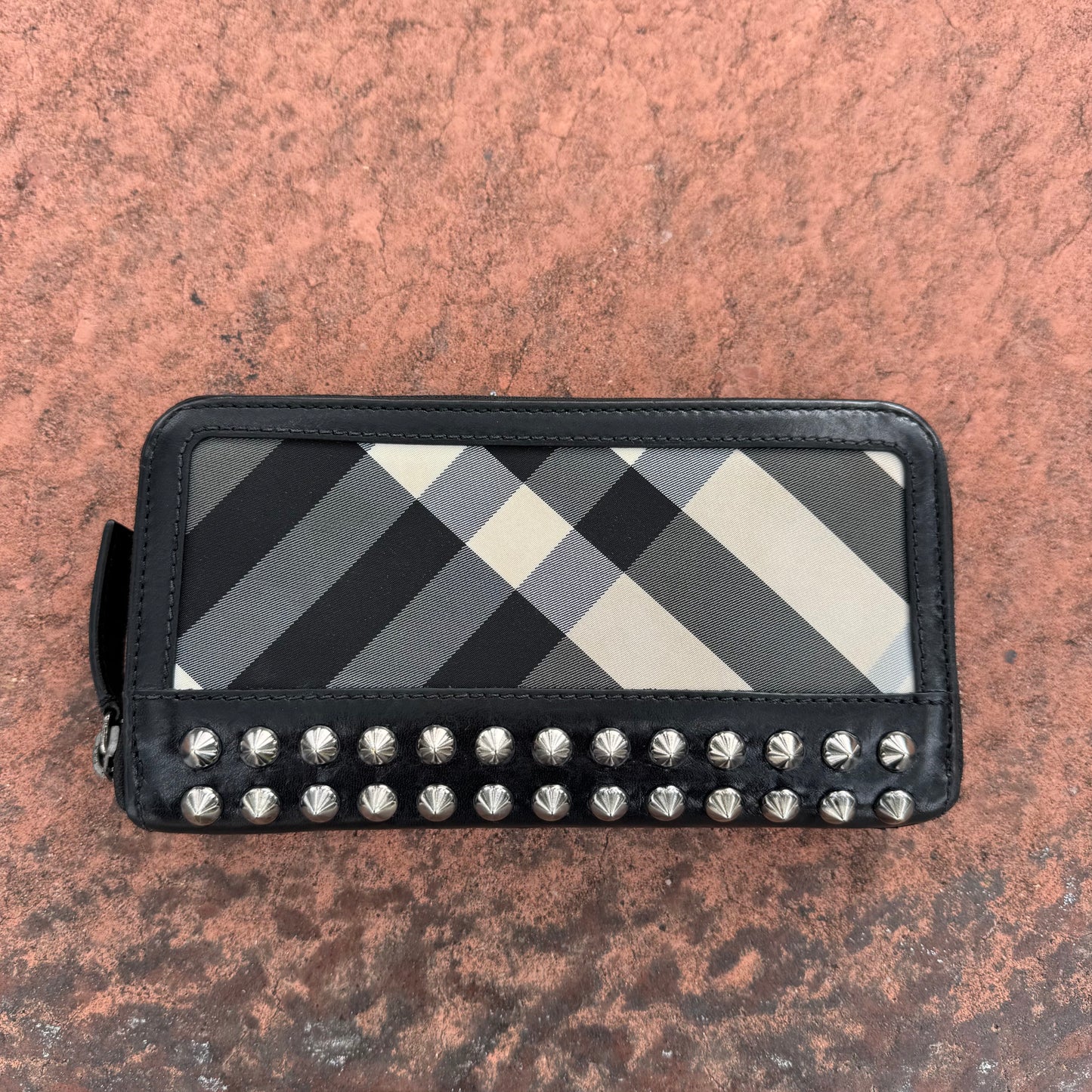 Burberry Studded Nova Check Wallet