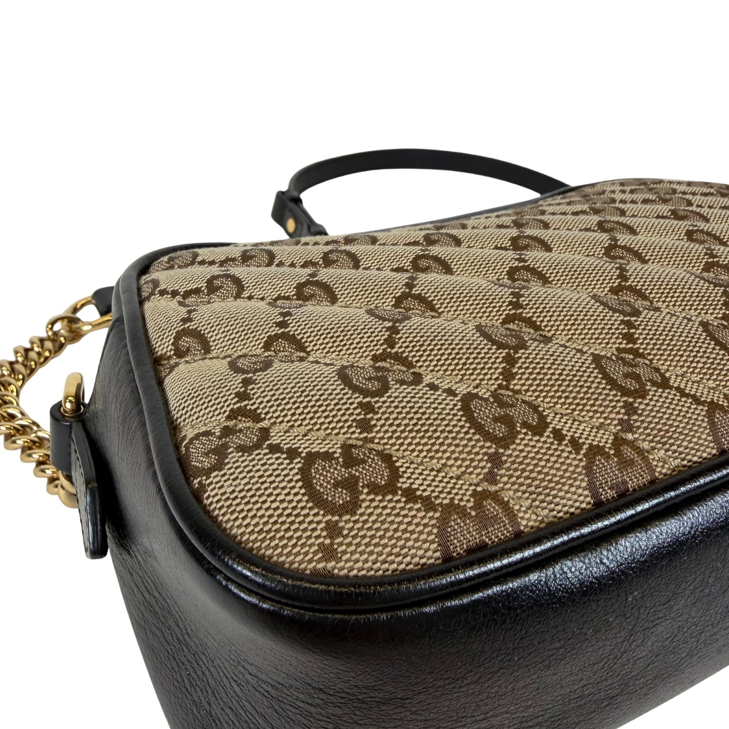 Gucci GG Canvas Marmont Small Camera Bag