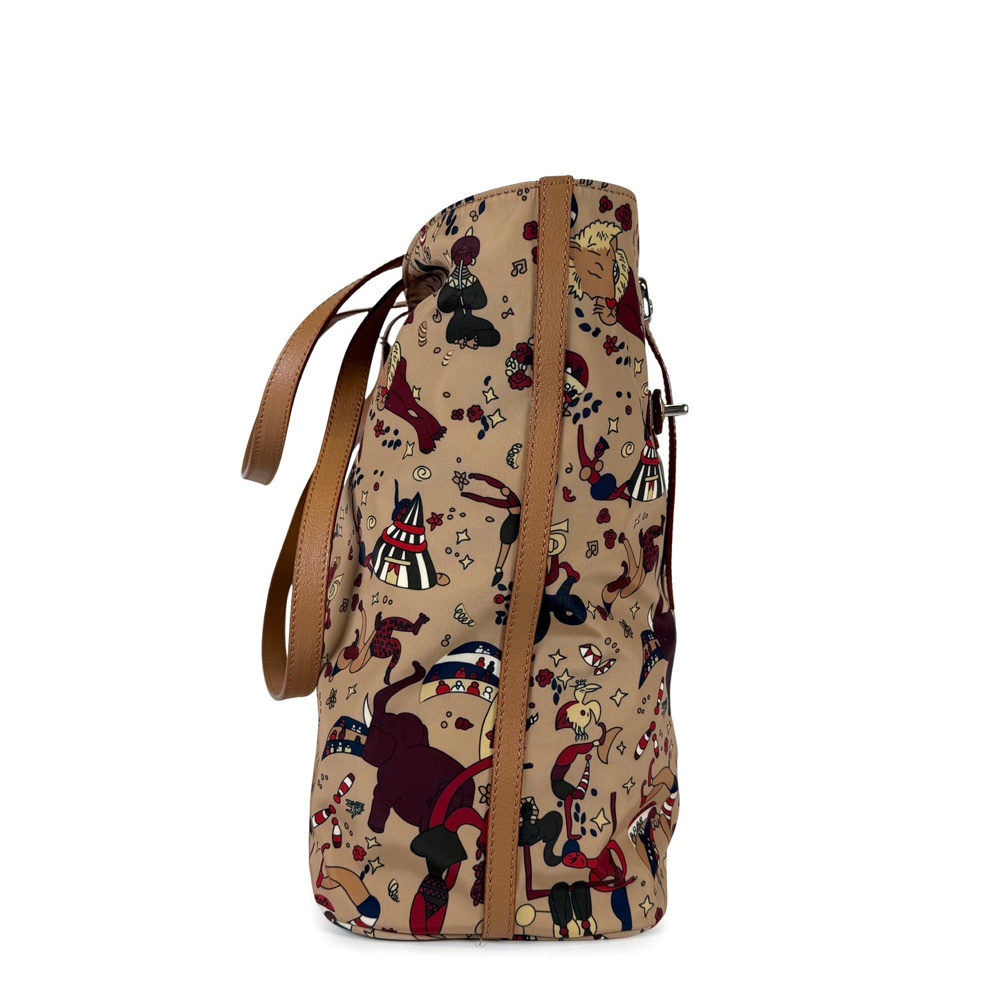 Piero Guidi Magic Circus Nylon Tote Bag