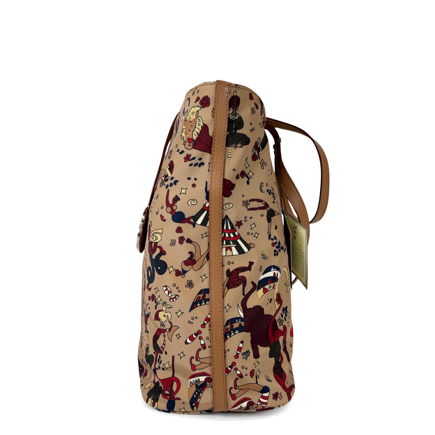 Piero Guidi Magic Circus Nylon Tote Bag