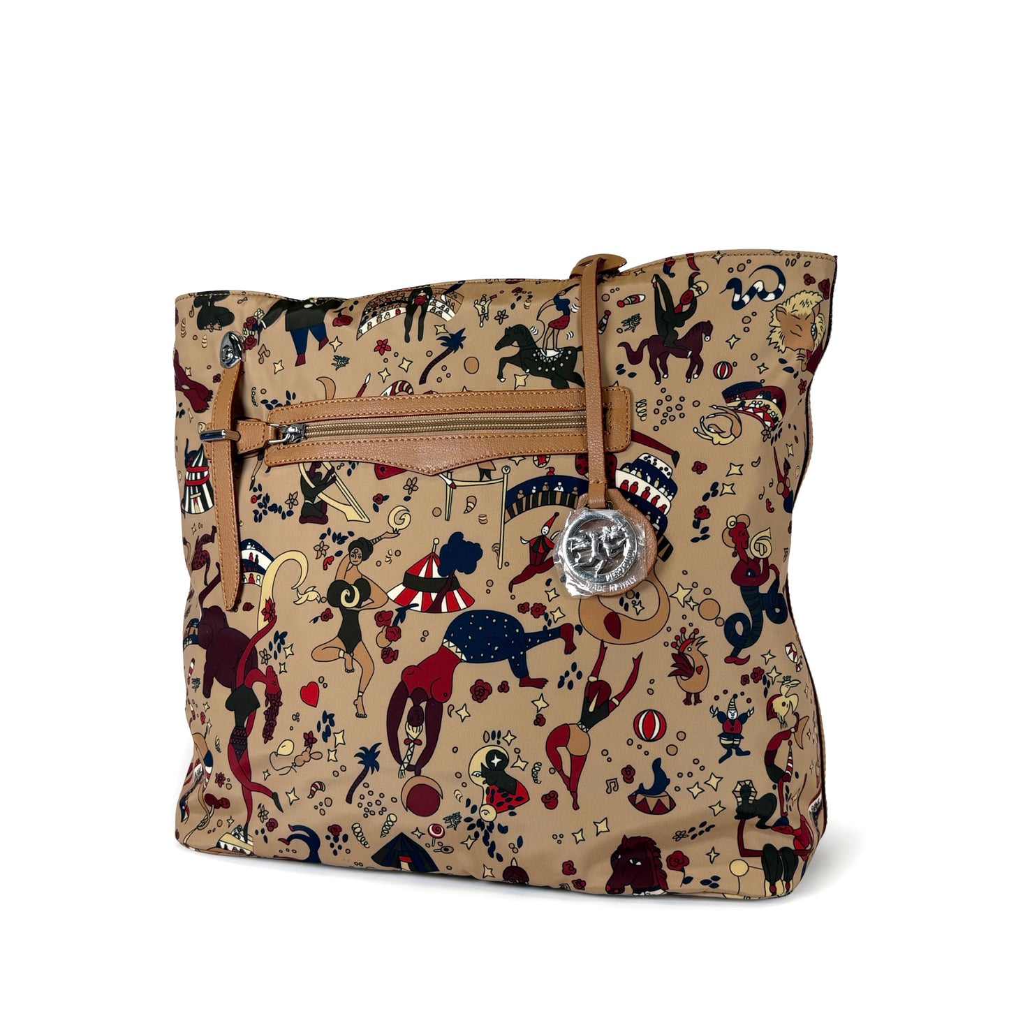 Piero Guidi Magic Circus Nylon Tote Bag
