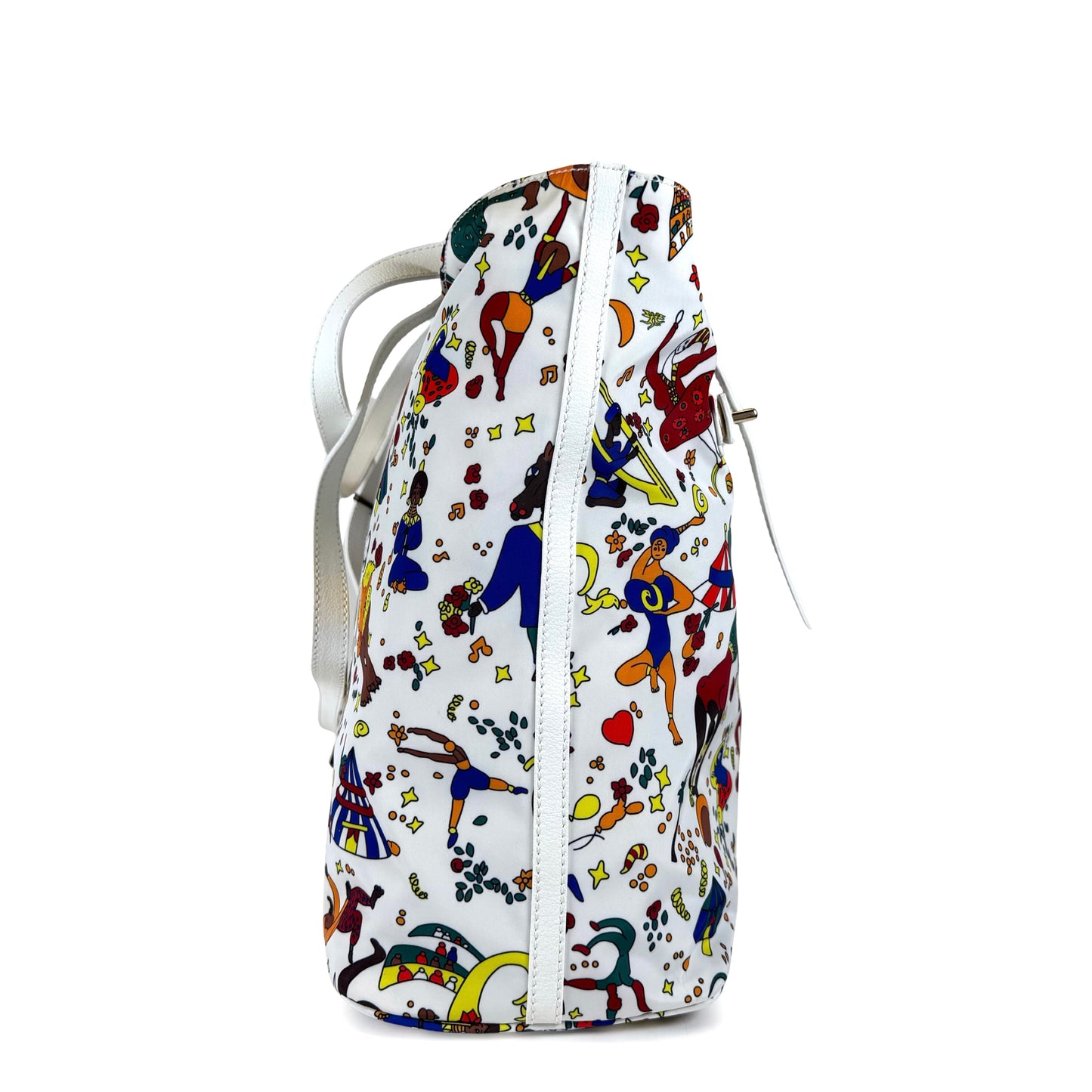 Piero Guidi Magic Circus Nylon Tote Bag