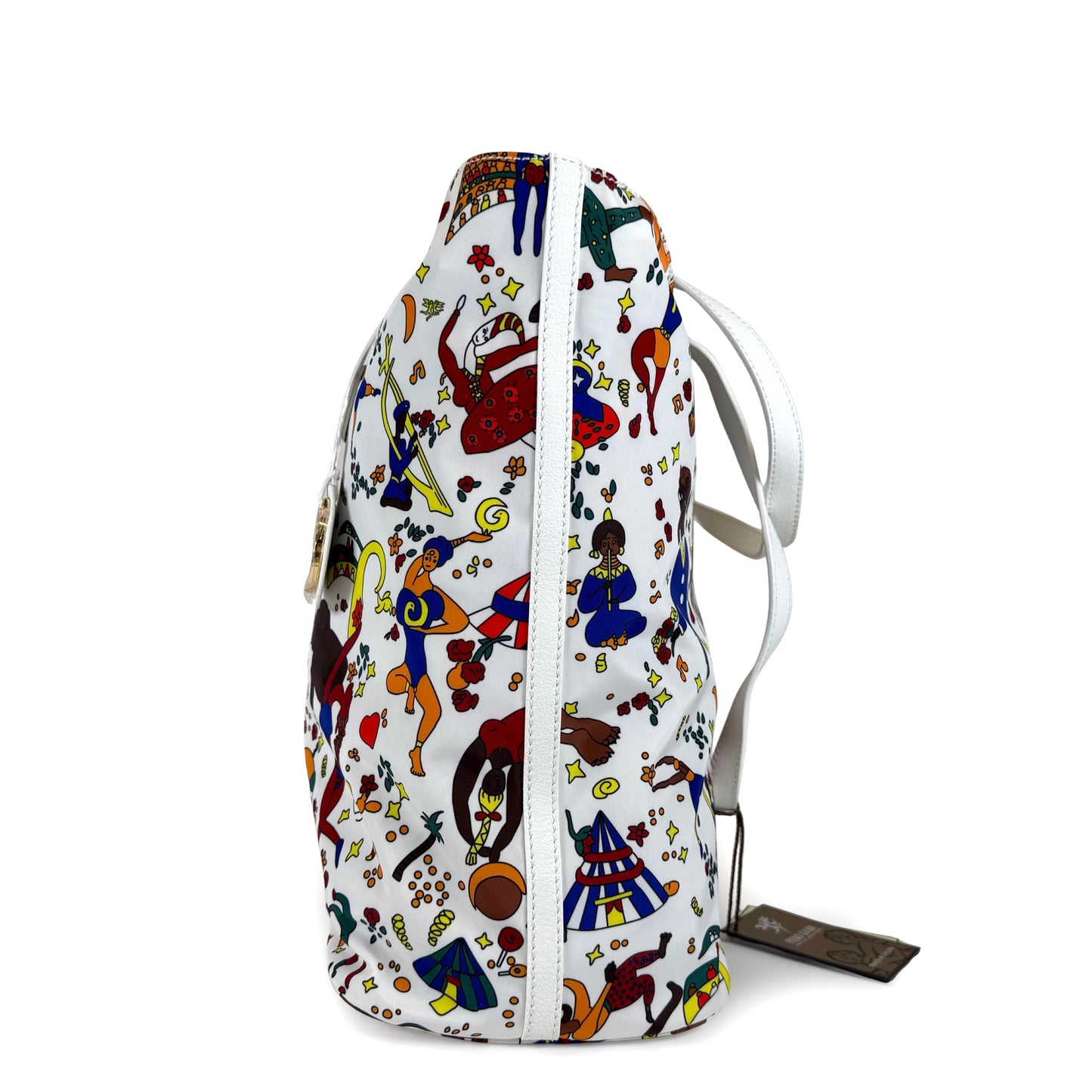 Piero Guidi Magic Circus Nylon Tote Bag