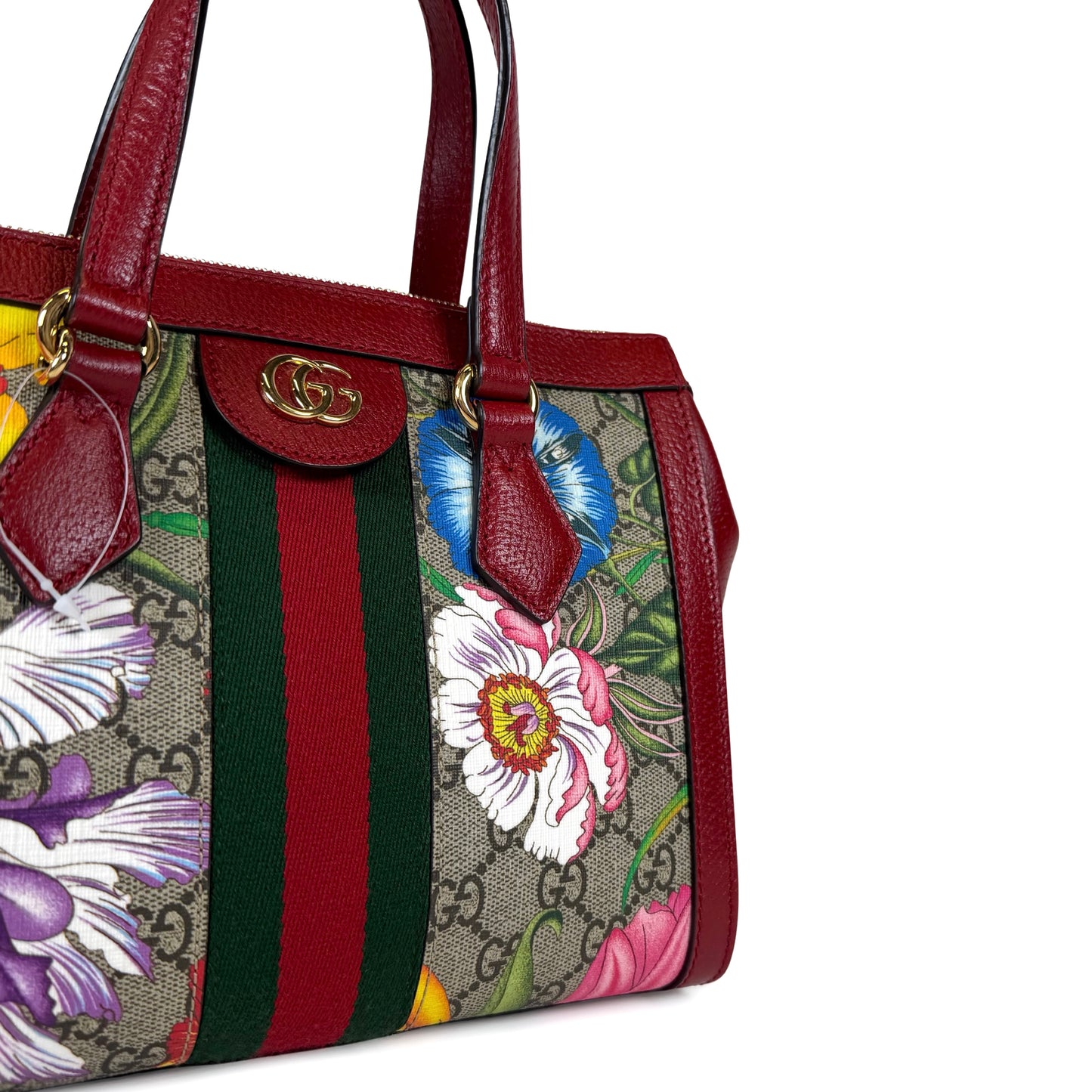 Gucci Ophidia GG Flora Small Tote Bag