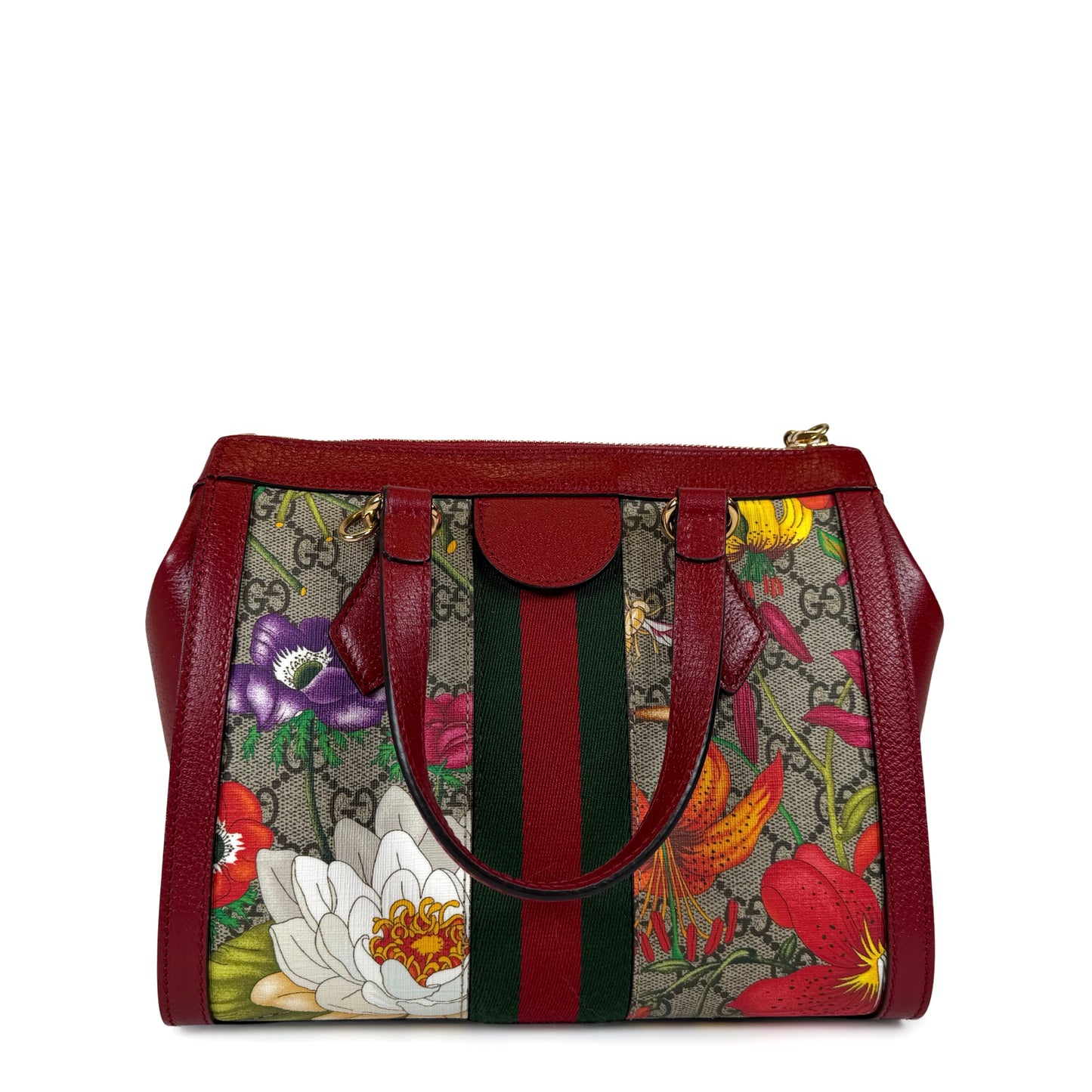 Gucci Ophidia GG Flora Small Tote Bag