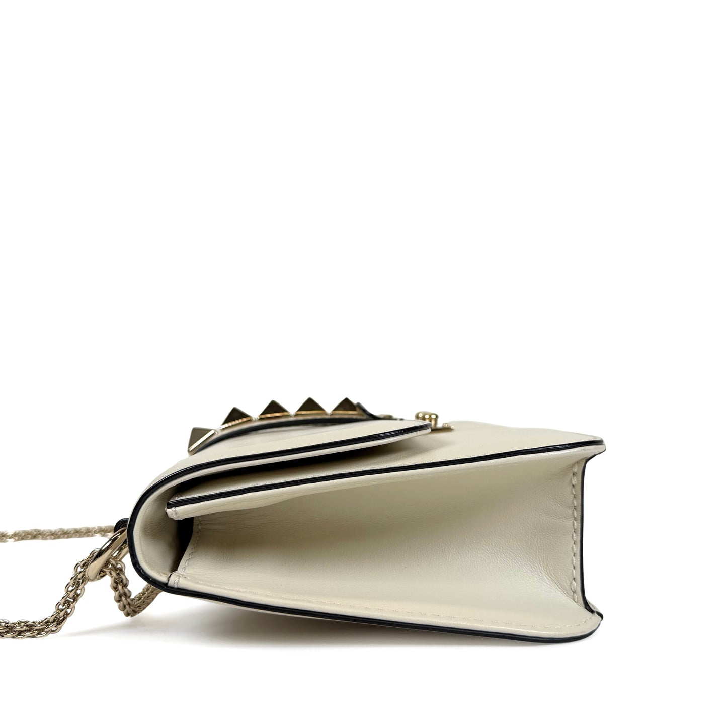 Valentino Garavani Rockstud Glam Lock Medium Shoulder Bag