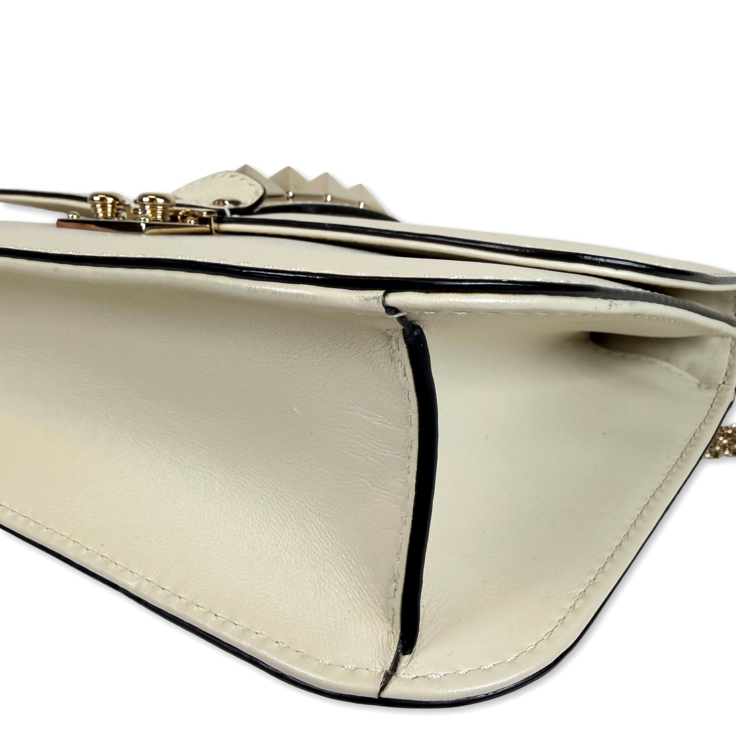 Valentino Garavani Rockstud Glam Lock Medium Shoulder Bag