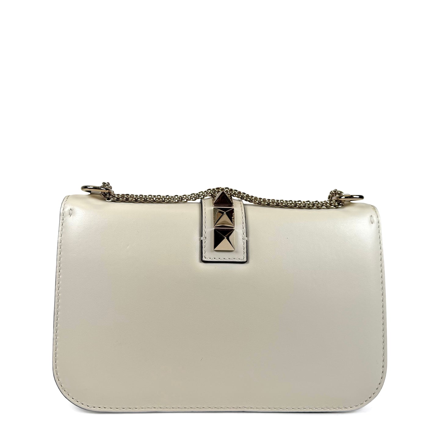 Valentino Garavani Rockstud Glam Lock Medium Shoulder Bag