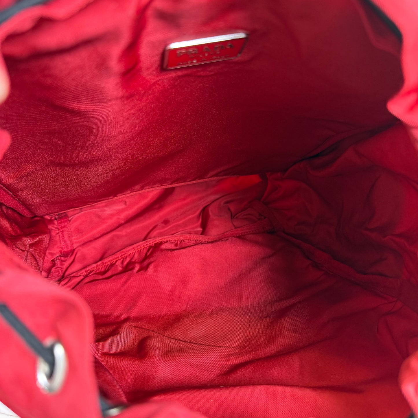 Prada Nylon Backpack with Removable Pouch