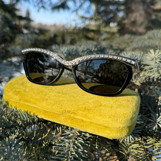 Gucci Rhinestone Crystal Sunglasses