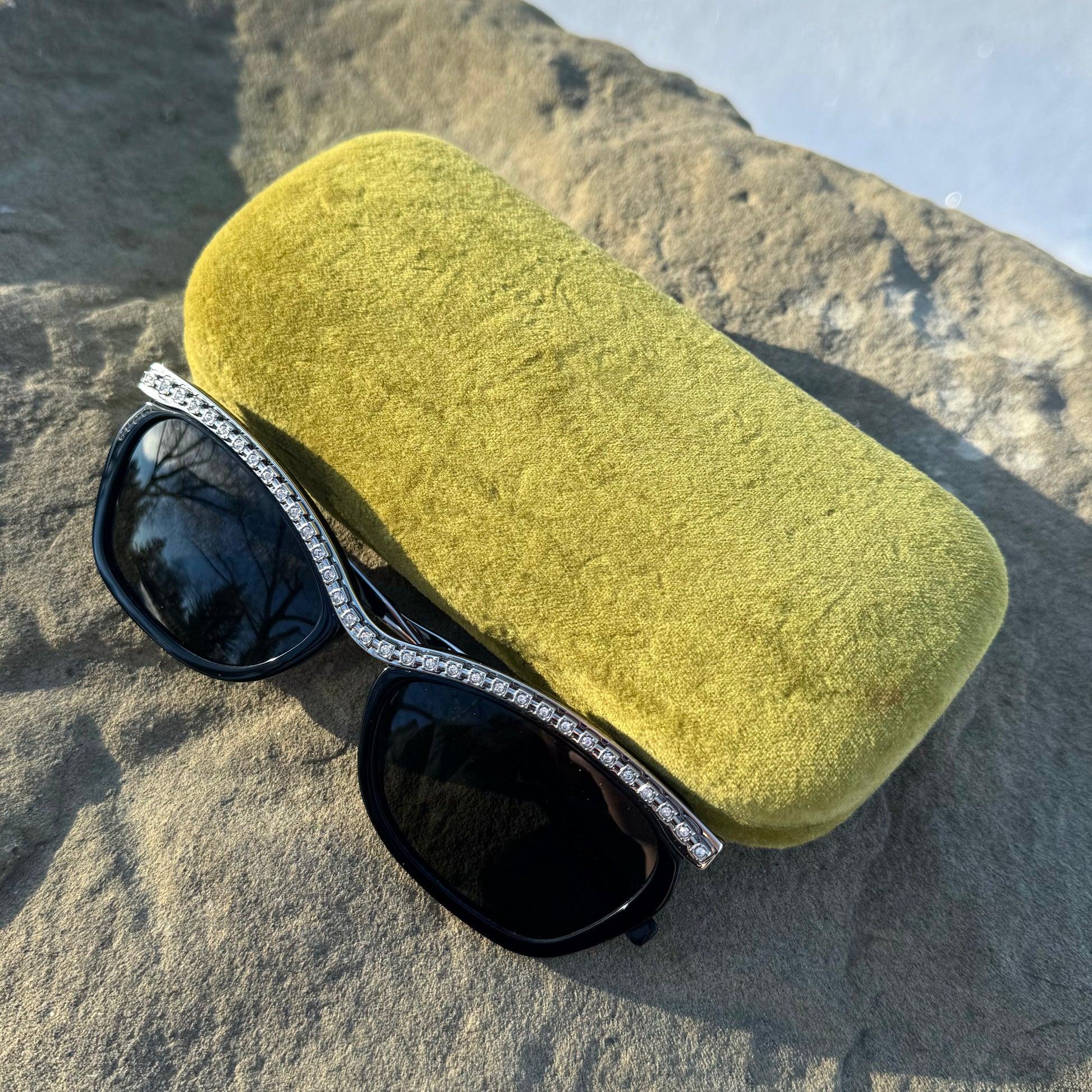 Gucci Rhinestone Crystal Sunglasses Wilder s Consignment House