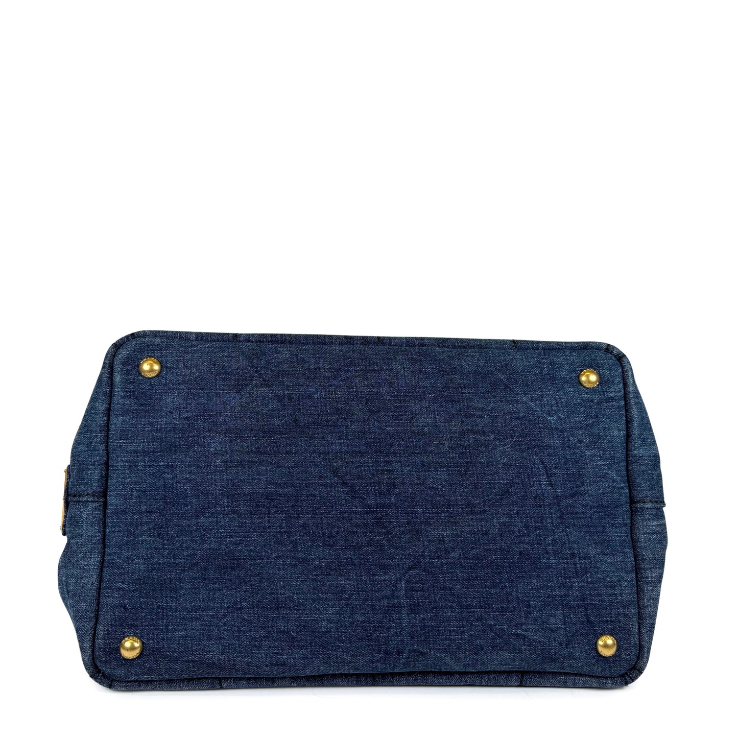 Prada Canapa Denim Tote Bag