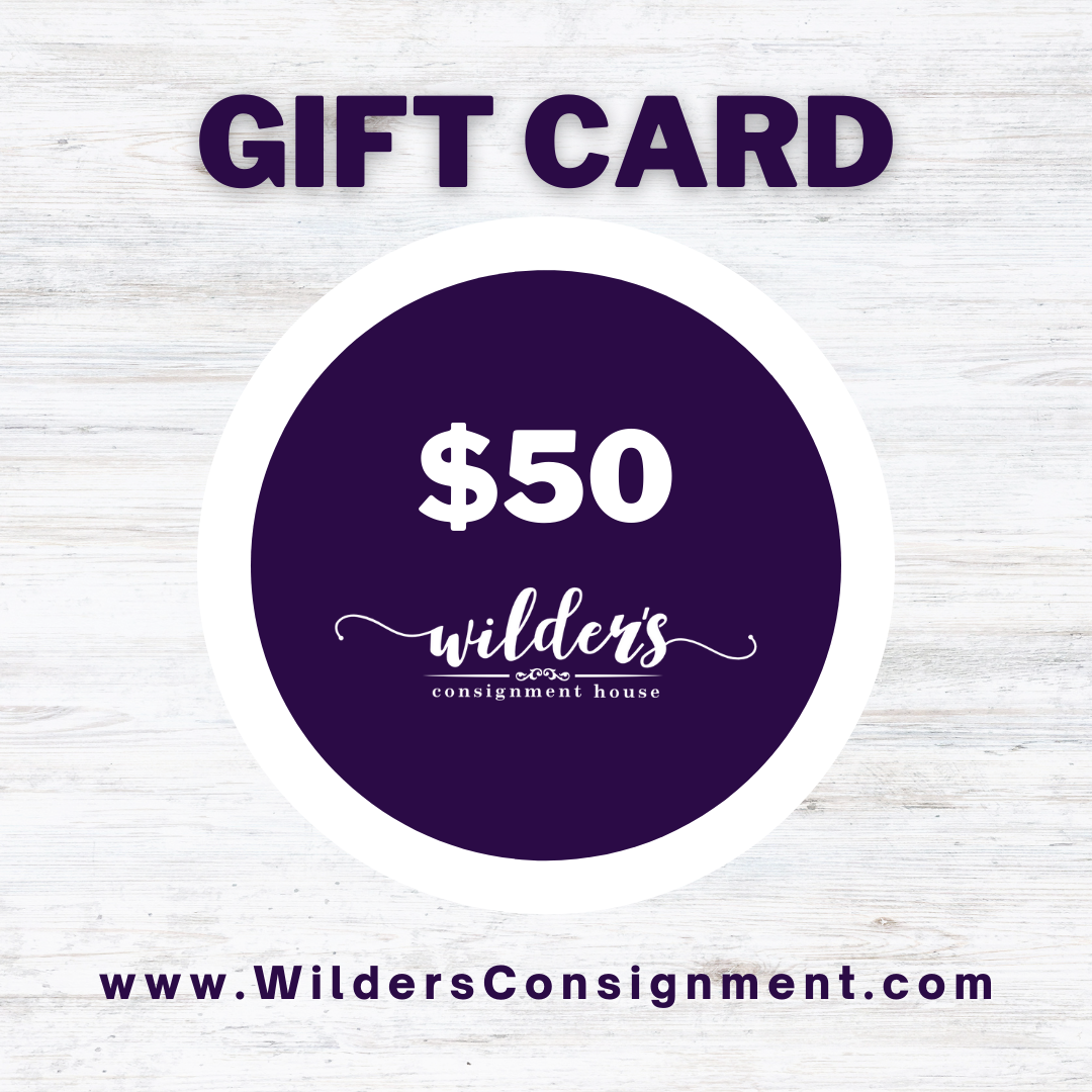 $50 Wilder's Consignment House Gift Card