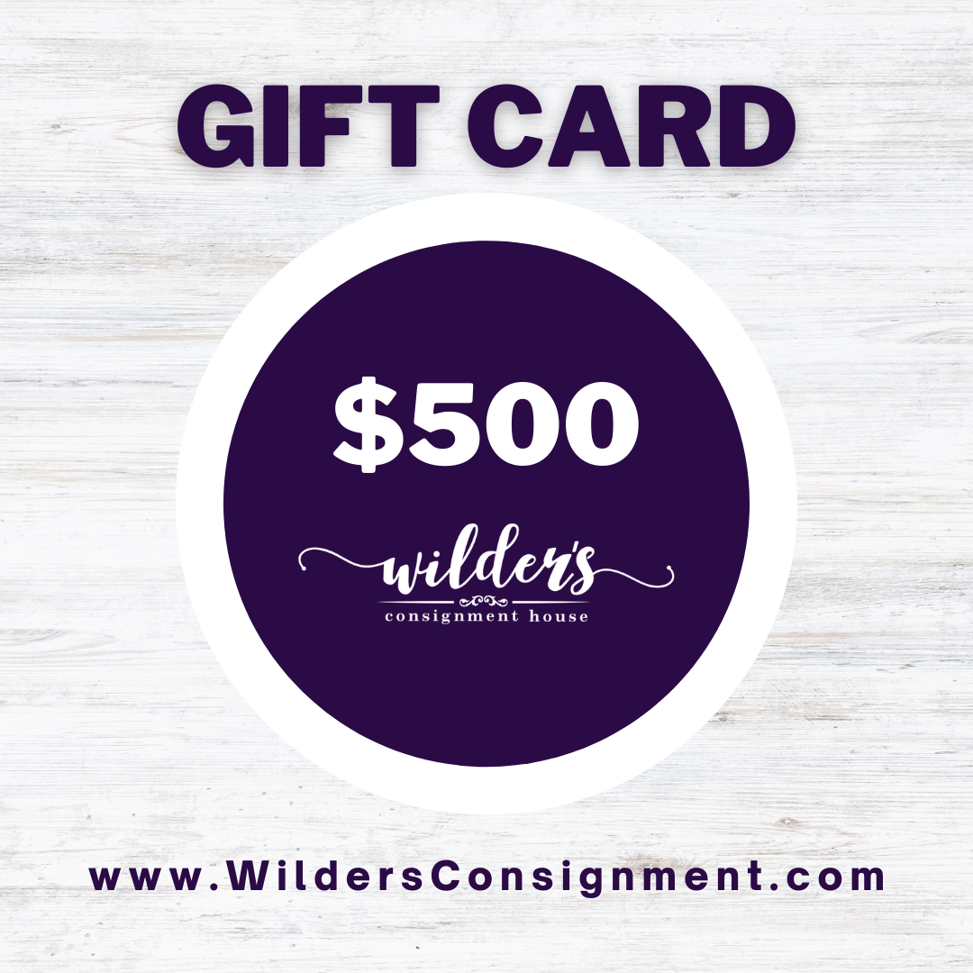 $500 Wilder's Consignment House Gift Card