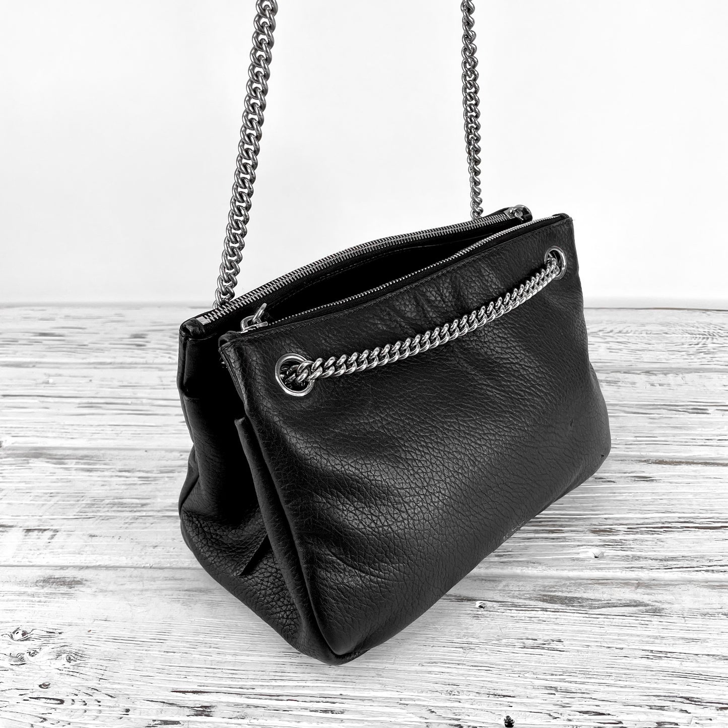 MULBERRY Small Black Leather Winsley Bag