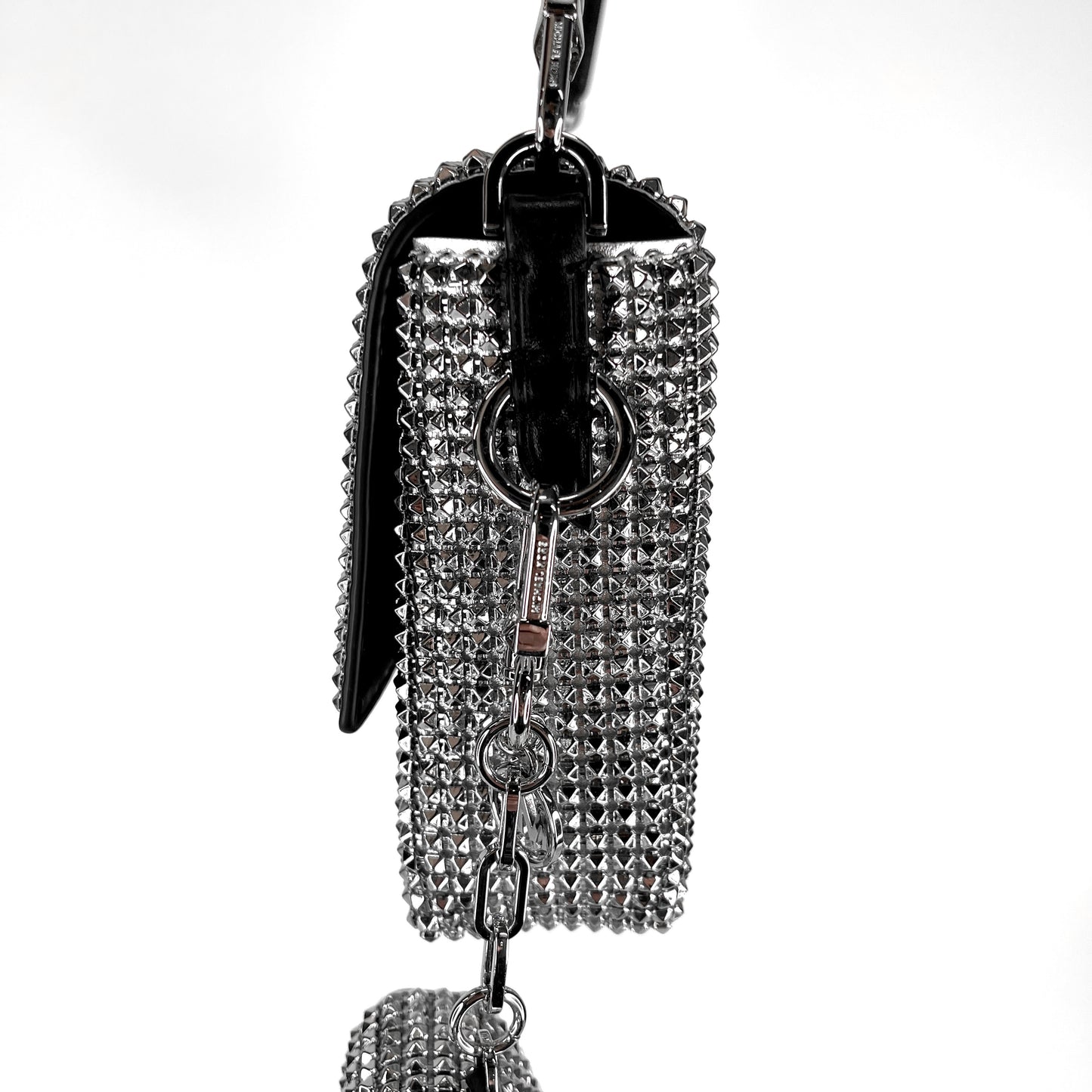 MICHAEL KORS Limited Edition Bradshaw Small Metallic Chain Mesh Shoulder Bag