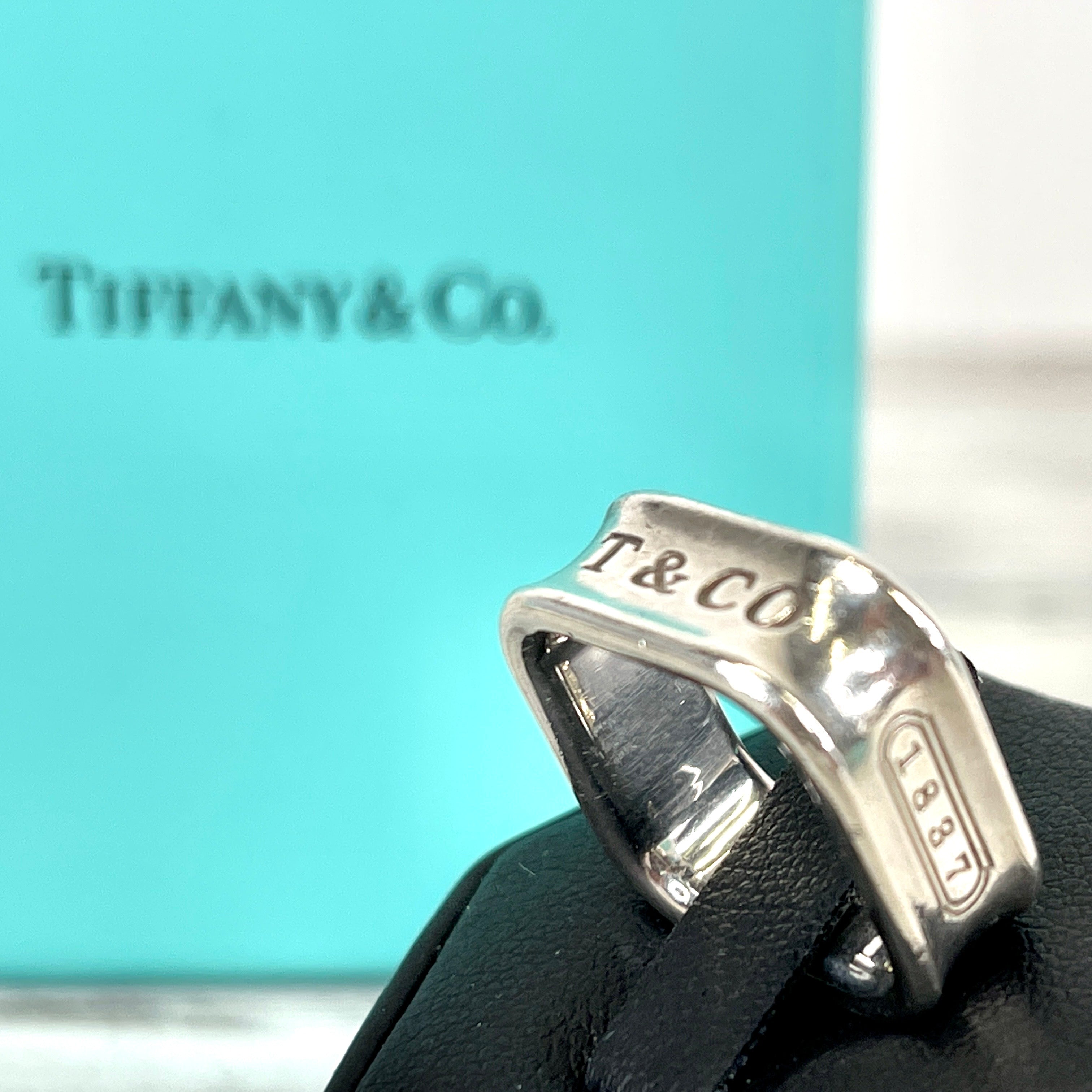 Tiffany square deals ring 1837