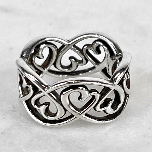 TIFFANY & CO. Sterling Silver Heart Ring